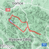 Mapa VII Piknik Rowerowy, Radocyna 2012 - dzień 3
